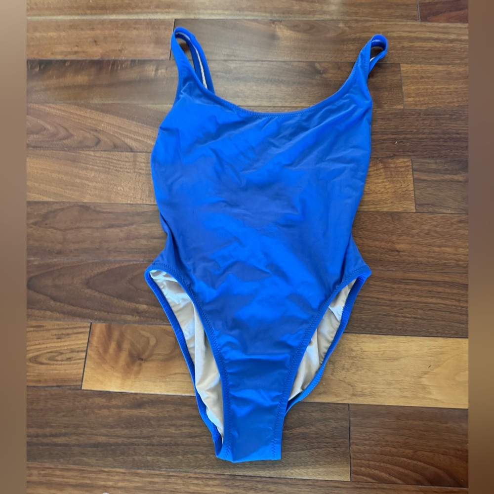 J. Crew Women's Royal Blue One-Piece Swimsuit